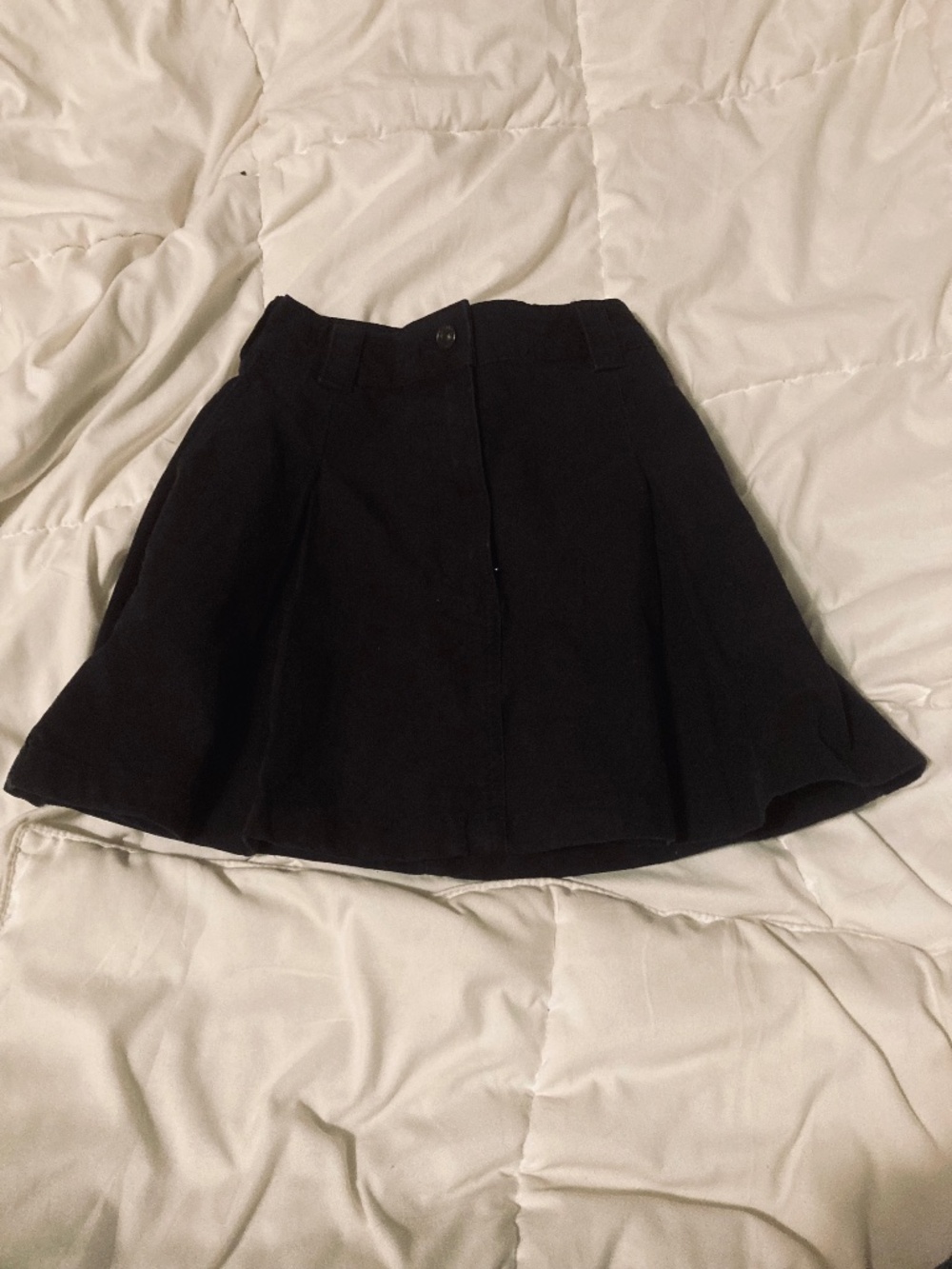 Tommy Hilfiger black pleated mini skirt 25 preppy